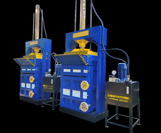 Double Boxes Vertical Baler Machine in India